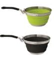 Outwell Collaps Collapsible Saucepans - Lime Green & Midnight Black - Grasshopper Leisure